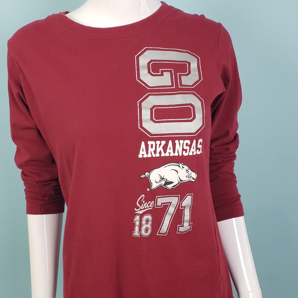 Arkansas Razorback Graphic T-Shirt Ladies Size M